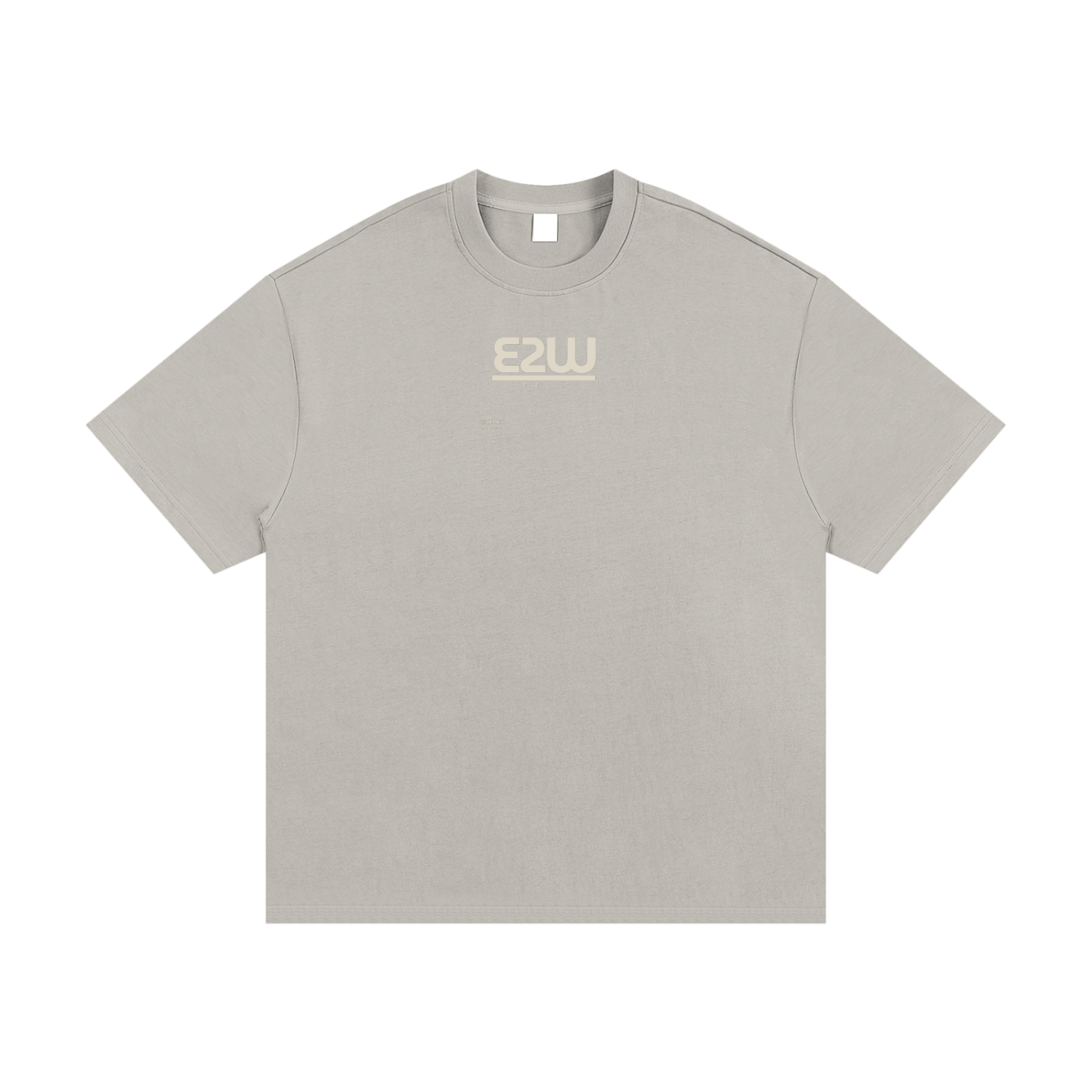 E2W Logo Essential Heavyweight Cotton T-Shirt