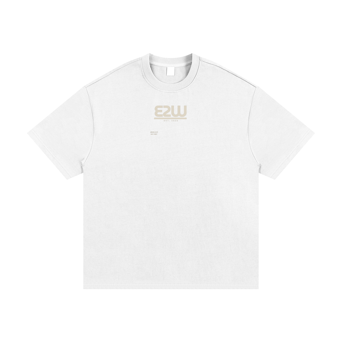 E2W Logo Essential Heavyweight Cotton T-Shirt