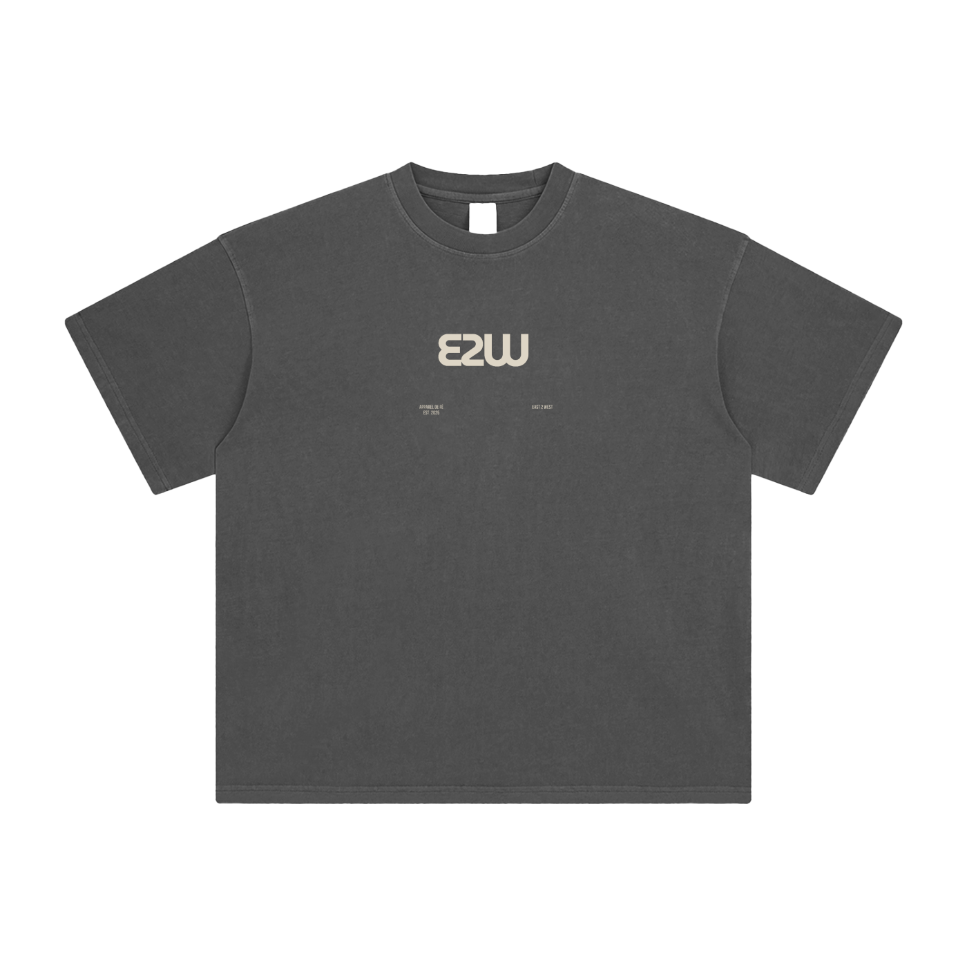 E2W Logo Enzyme Washed T-Shirt