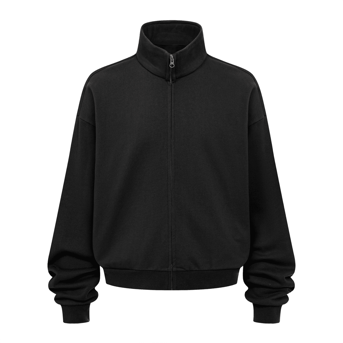 Unisex Brushed Stand-collar Zip-up Jacket（410GSM）