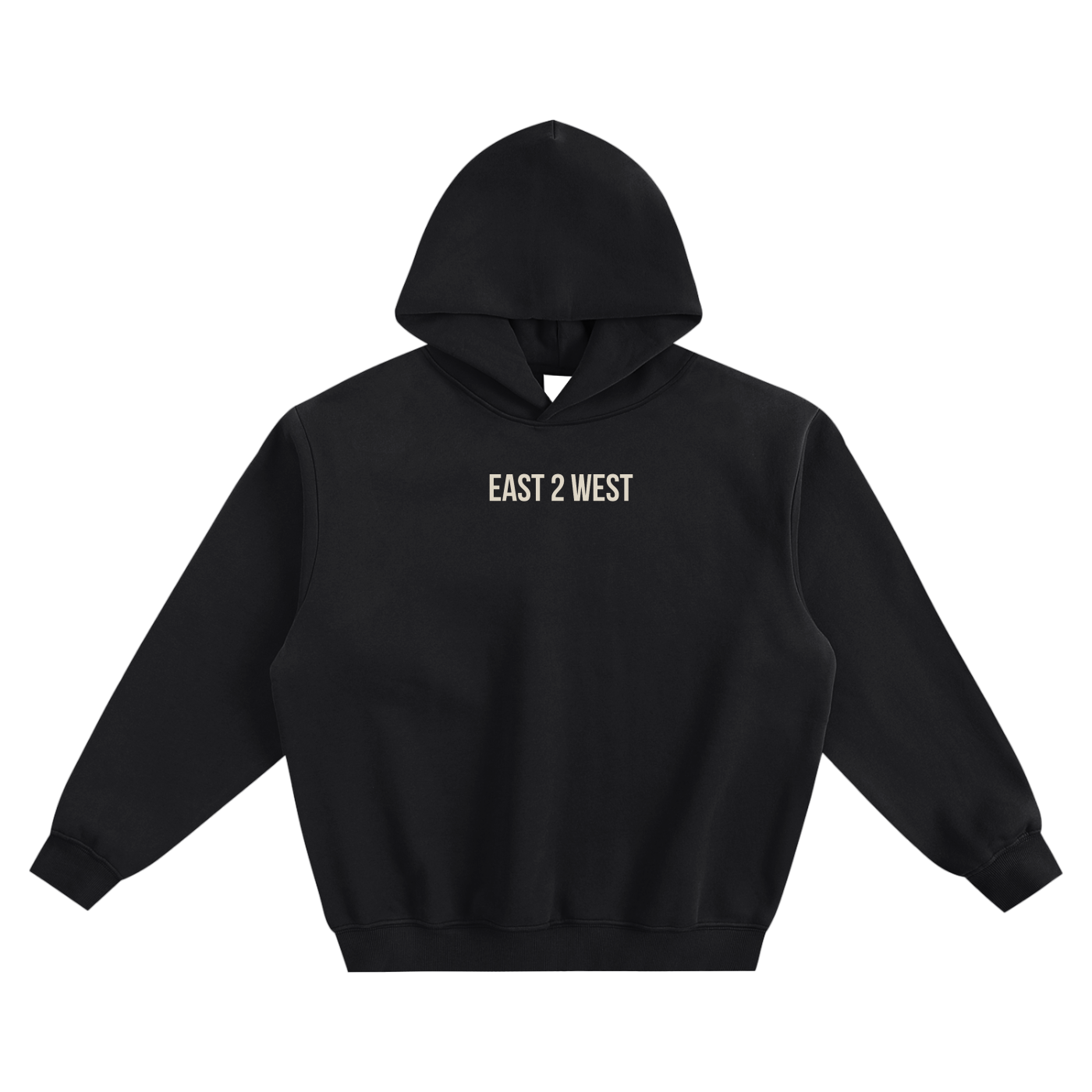 East2West Fleeced Boxy Hoodie