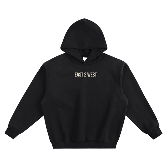 East2West Fleeced Boxy Hoodie