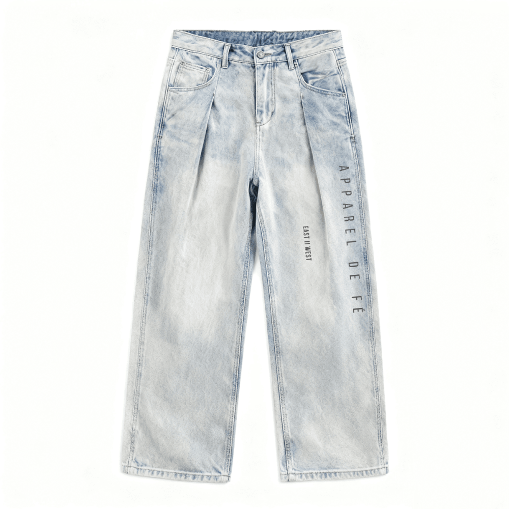 Apparel De Fe Relaxed Wide-Leg Jeans