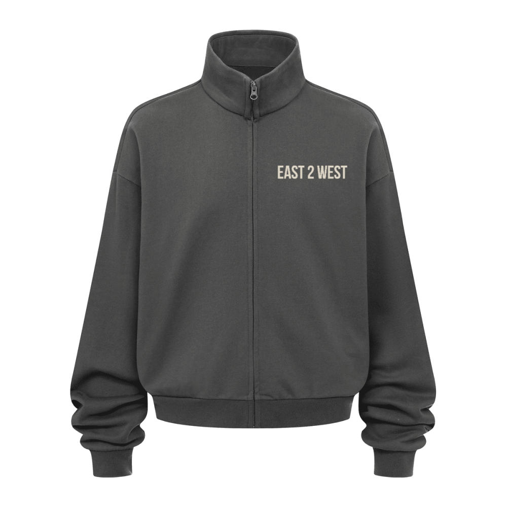 Unisex Brushed Stand-collar Zip-up Jacket（410GSM）