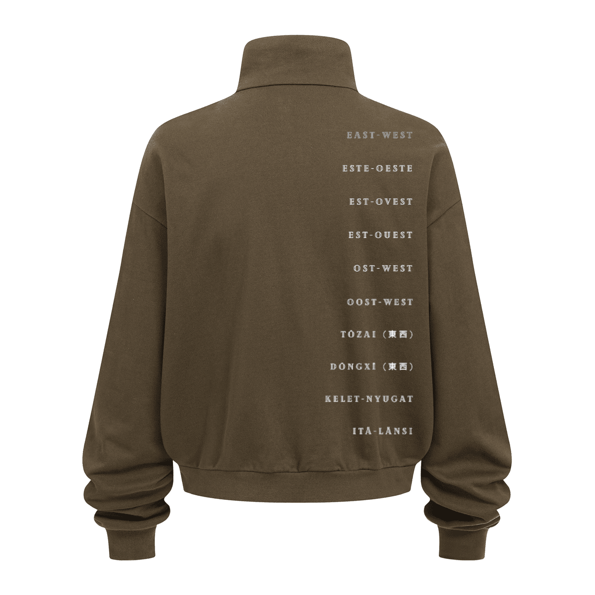 Unisex Brushed Stand-collar Zip-up Jacket（410GSM）