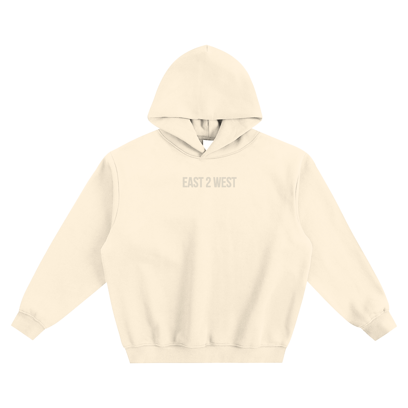 East2West Fleeced Boxy Hoodie