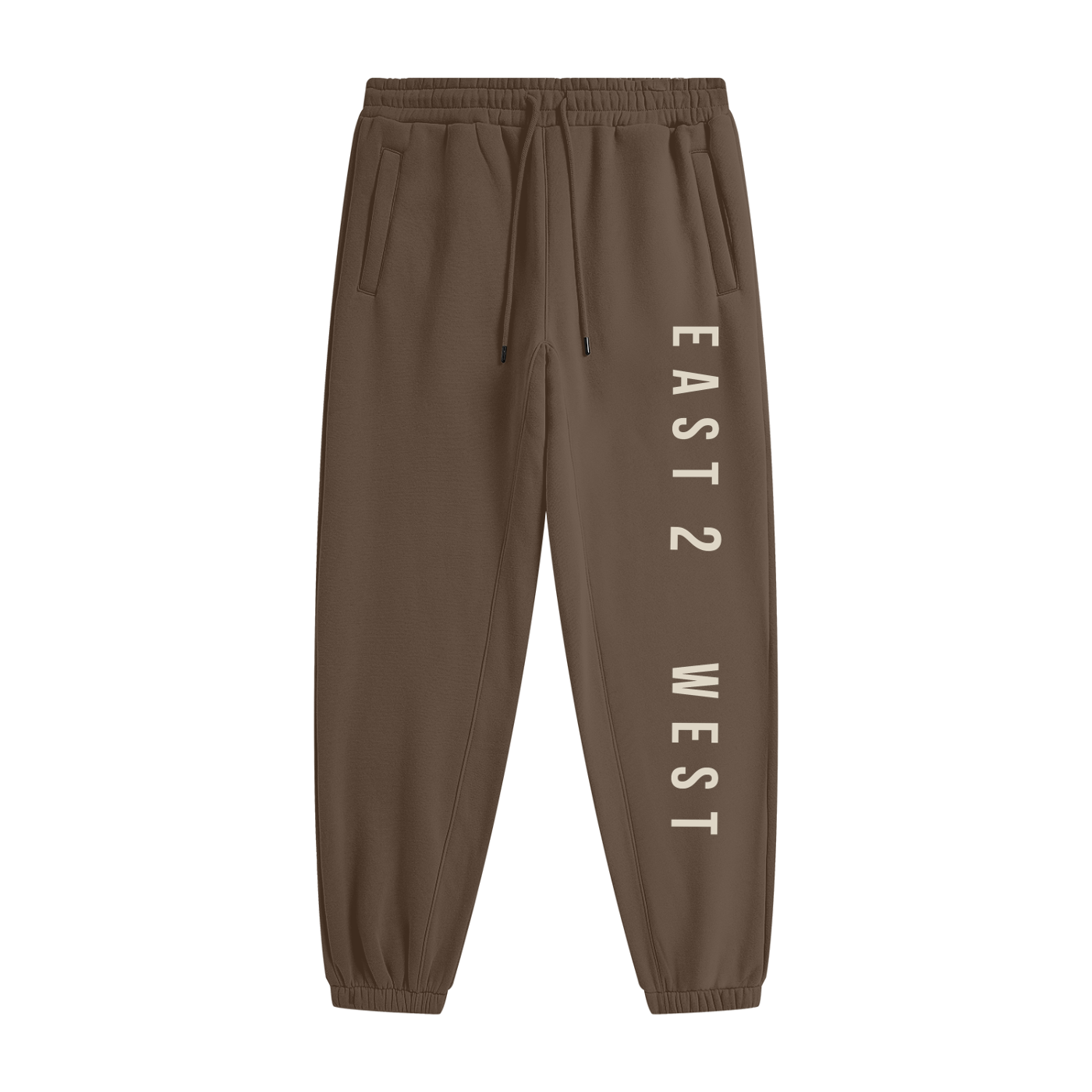 East2West Large Print Unisex Heavyweight Fleece Joggers