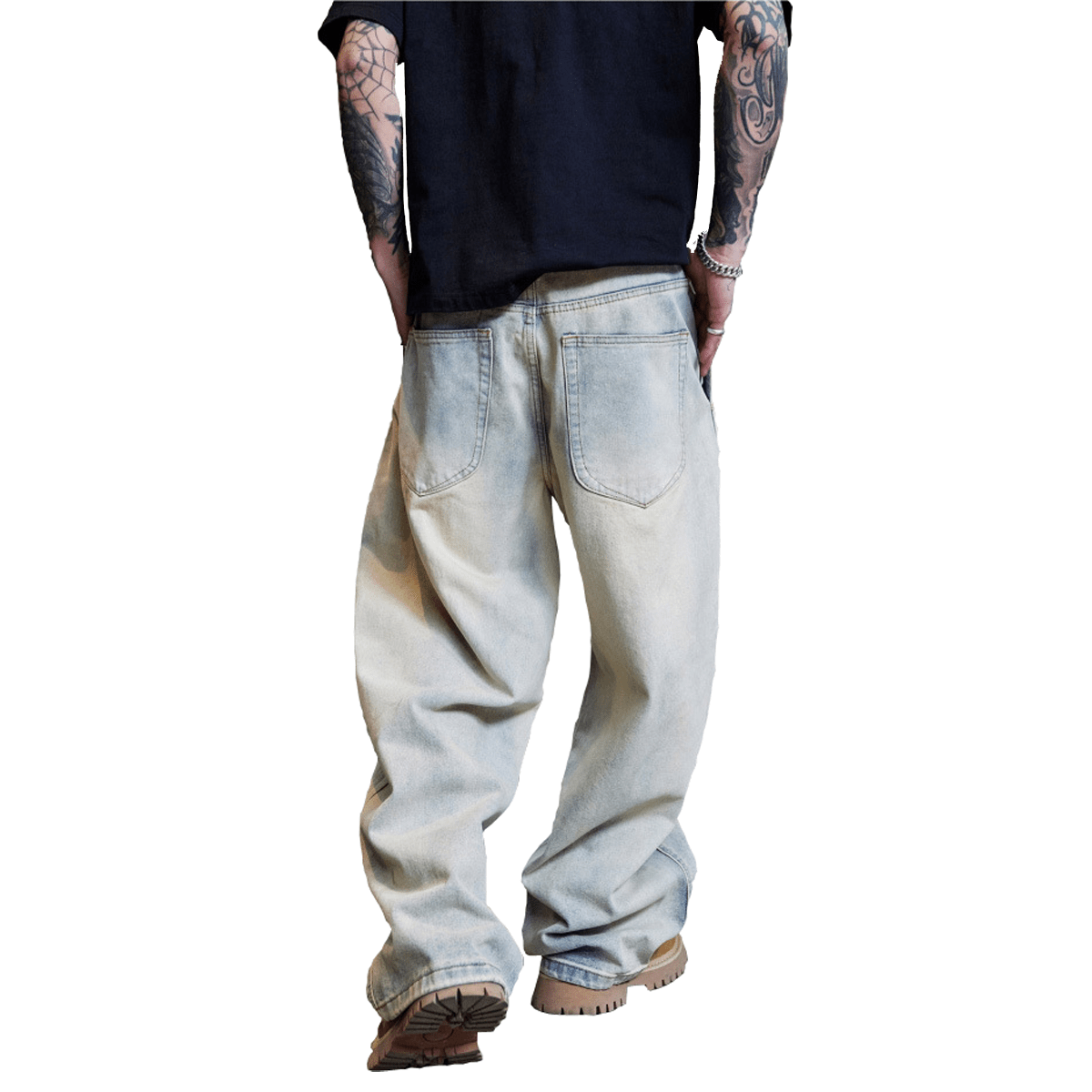 Apparel De Fe Relaxed Wide-Leg Jeans