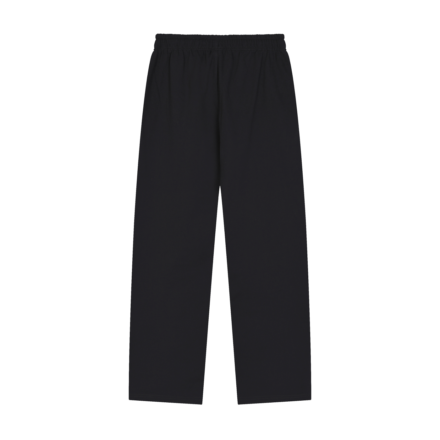 E2W Logo Solid Color Straight-Leg Sweatpants