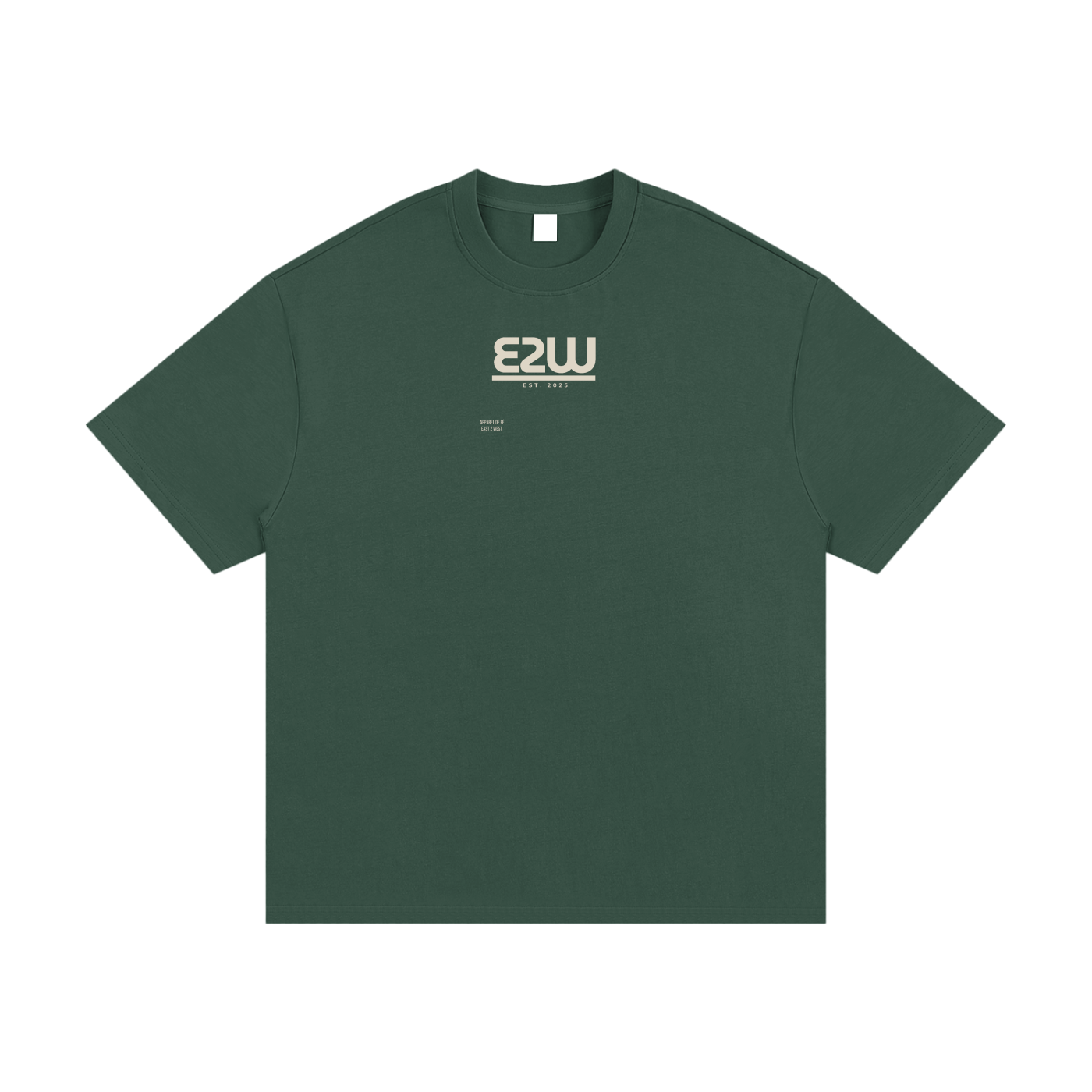 E2W Logo Essential Heavyweight Cotton T-Shirt