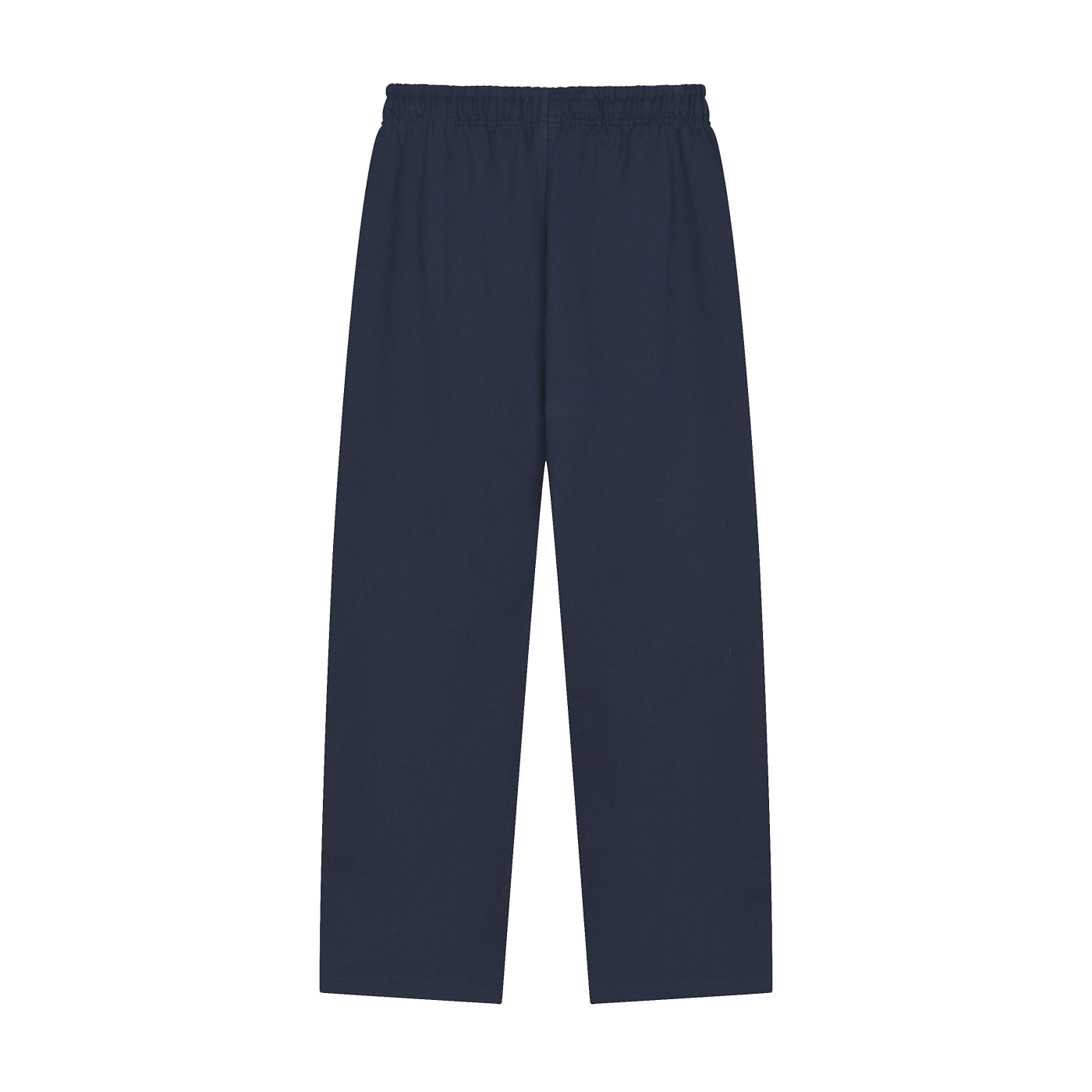 E2W Logo Solid Color Straight-Leg Sweatpants
