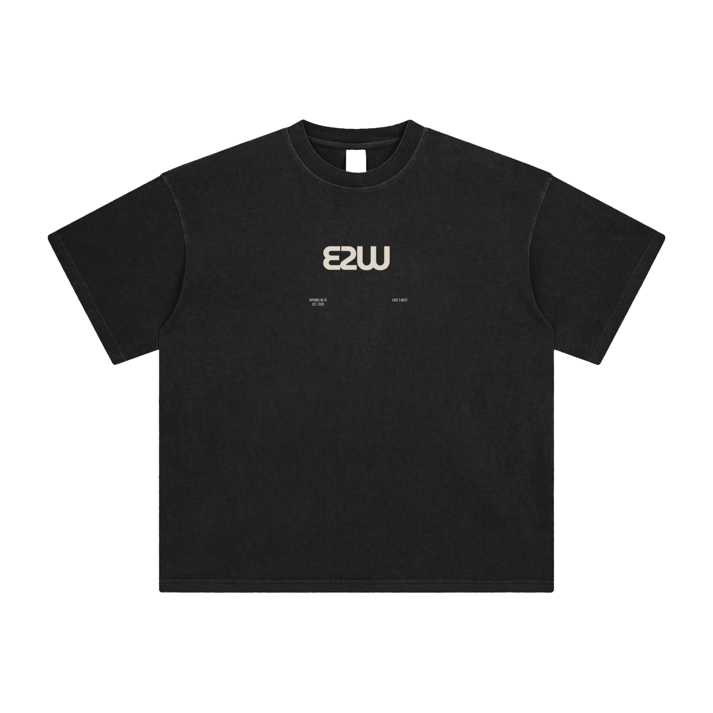 E2W Logo Enzyme Washed T-Shirt