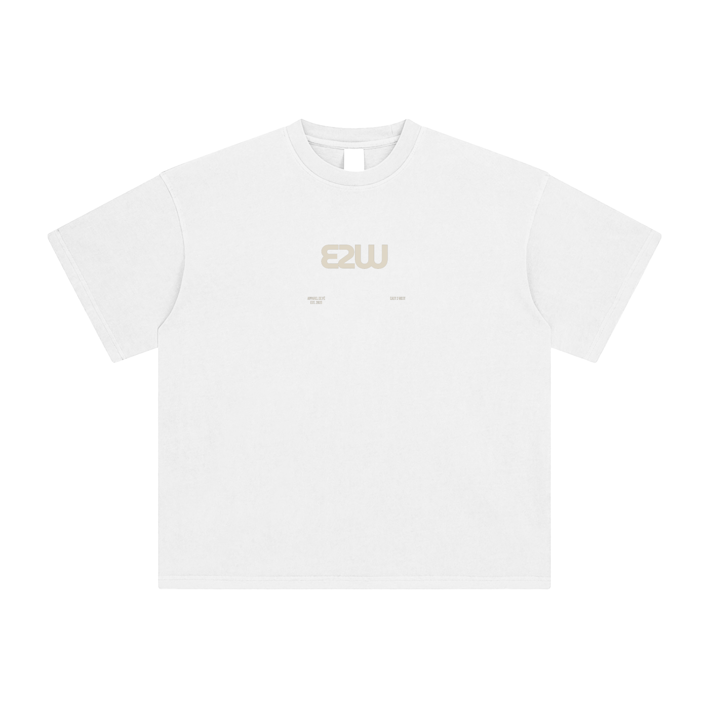 E2W Logo Enzyme Washed T-Shirt